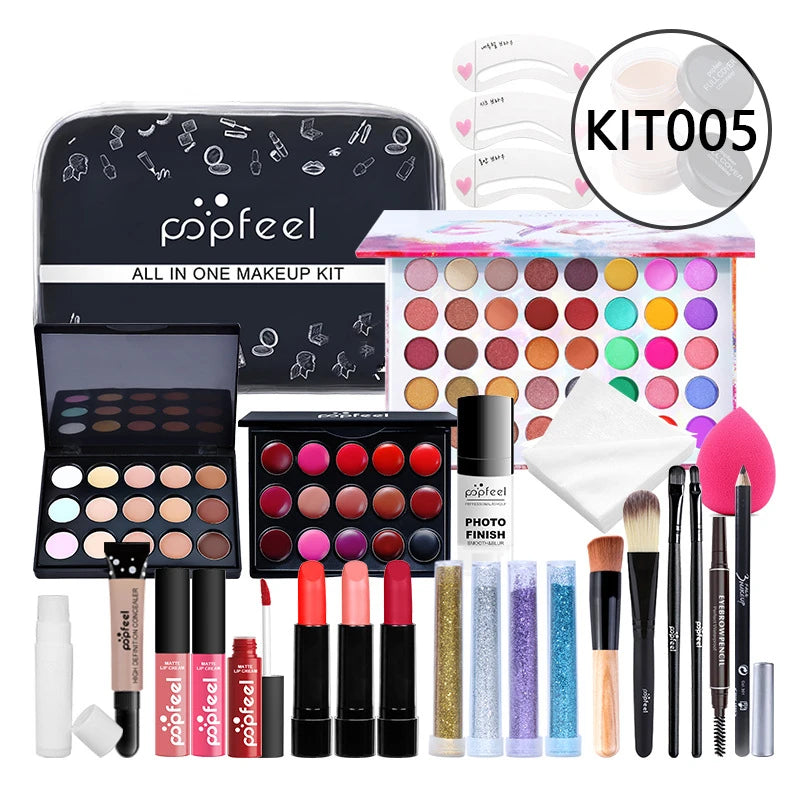 20 Styles New Arrival 20 Different Styles POPFEEL ALL in ONE Full Professional Makeup Kit for Girl