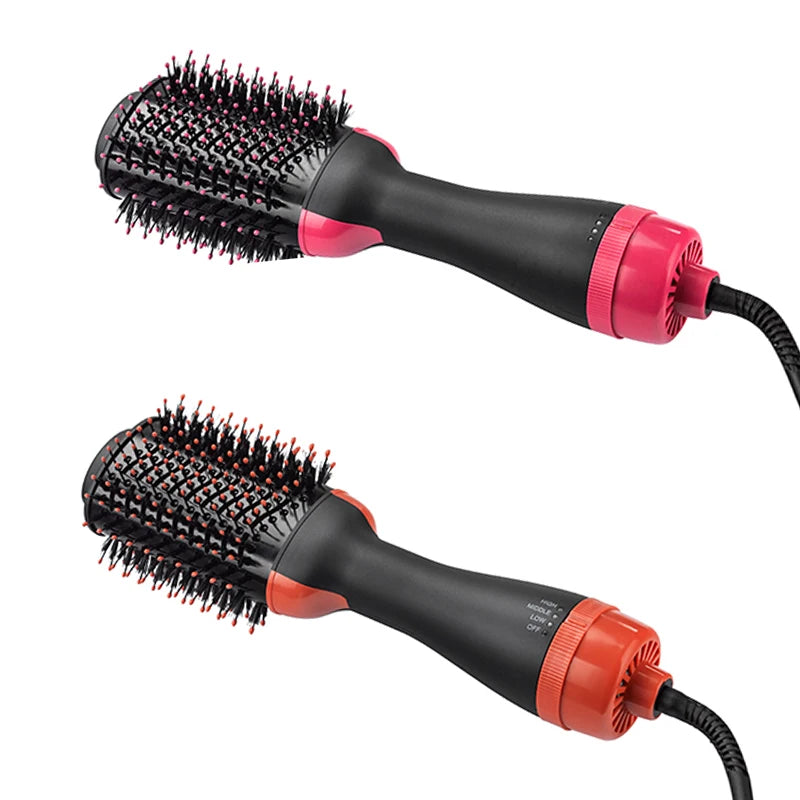 Portable 3 in 1 Hairstyle Hair Dryer Curler 1000W DC Motor  Hot air Blow Dry Brush All-in-one Hair & Volumizer