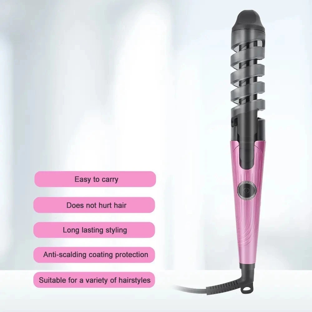 Home Automatic Curling Iron Electric Multi-Style Rotating Hair Straightener Flat Iron 32mm Hair Curler
