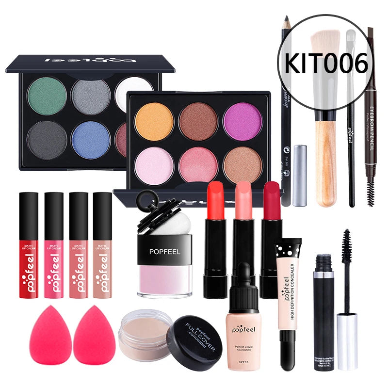 20 Styles New Arrival 20 Different Styles POPFEEL ALL in ONE Full Professional Makeup Kit for Girl