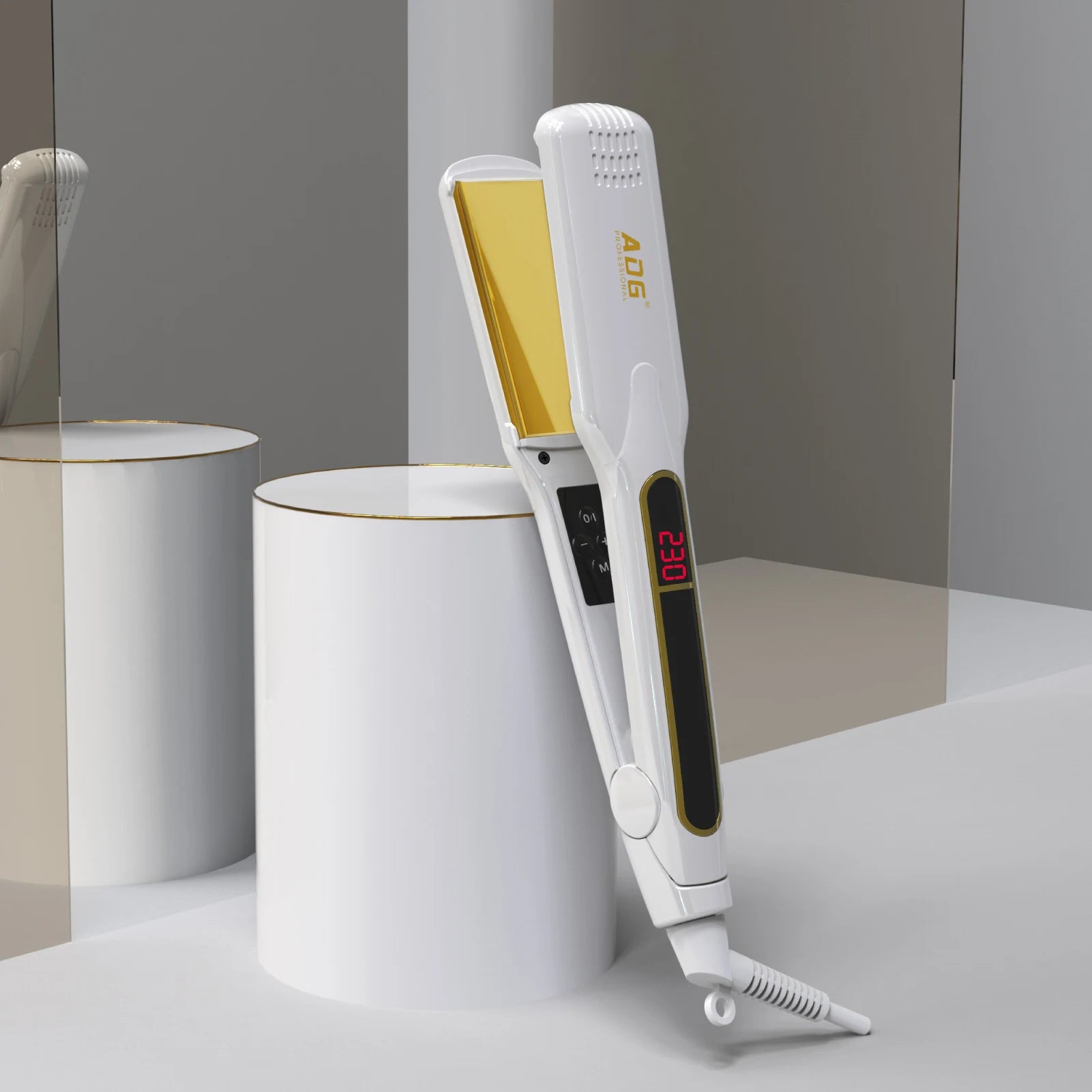 Wide Plate Hair Straightener  1.5 Inch MCH Professional Salon Multi Level Temperature Control