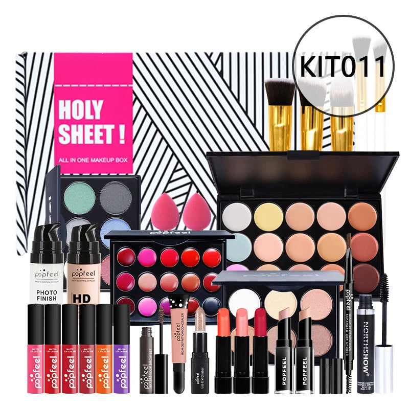 20 Styles New Arrival 20 Different Styles POPFEEL ALL in ONE Full Professional Makeup Kit for Girl
