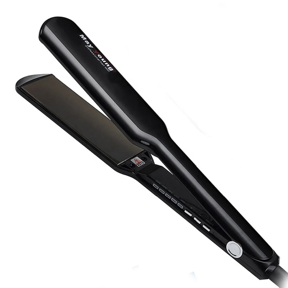 Private Label 1.75 Inch Titanium Plates Hair Flat Iron 450℉ 230℃ Profesional Hair Straightener