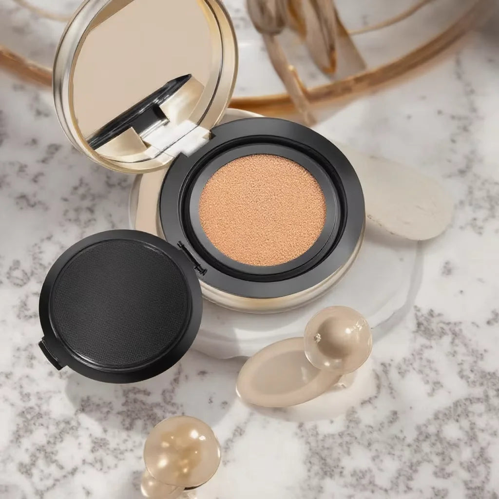 AG Cosmetics Lightweight Cushion Foundation Waterproof Long-Lasting Natural Cream Sunscreen SPF 30 Oil-Control Concealer Makeup