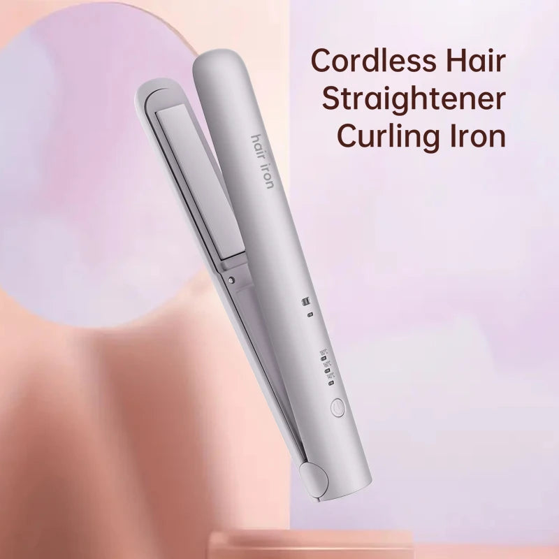 Rechargeable Usb Portable Flat Iron Cordless Hair Straightener