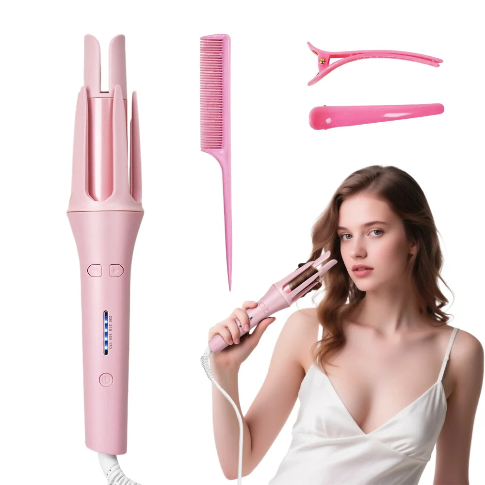 Anti-Scald Auto Hair Curler Rotating Curling Wand Hair Styling Tool