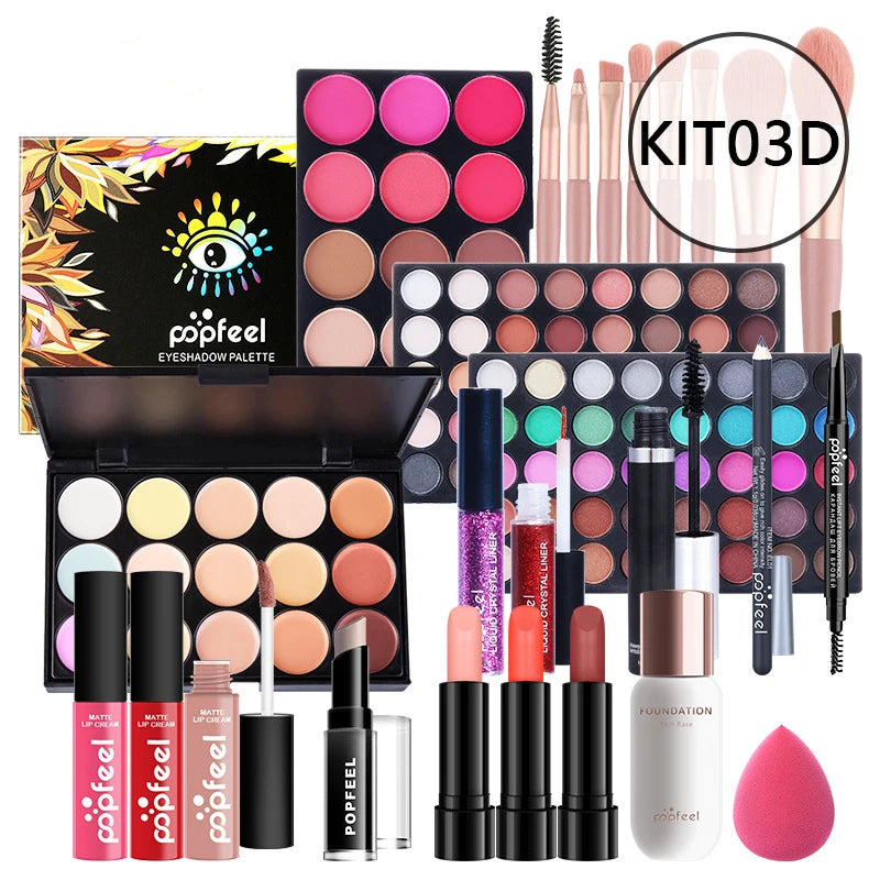 20 Styles New Arrival 20 Different Styles POPFEEL ALL in ONE Full Professional Makeup Kit for Girl