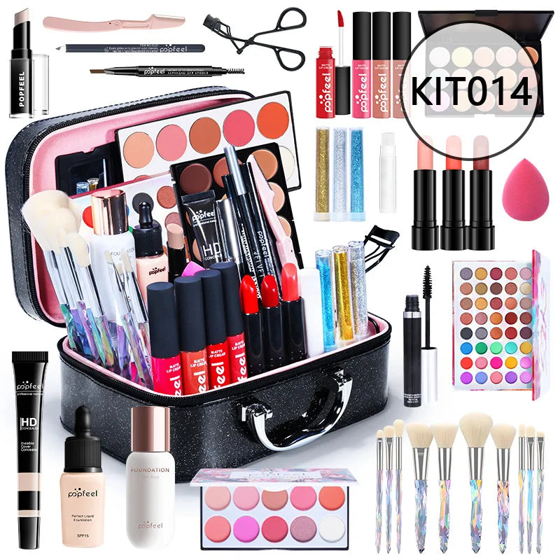 20 Styles New Arrival 20 Different Styles POPFEEL ALL in ONE Full Professional Makeup Kit for Girl