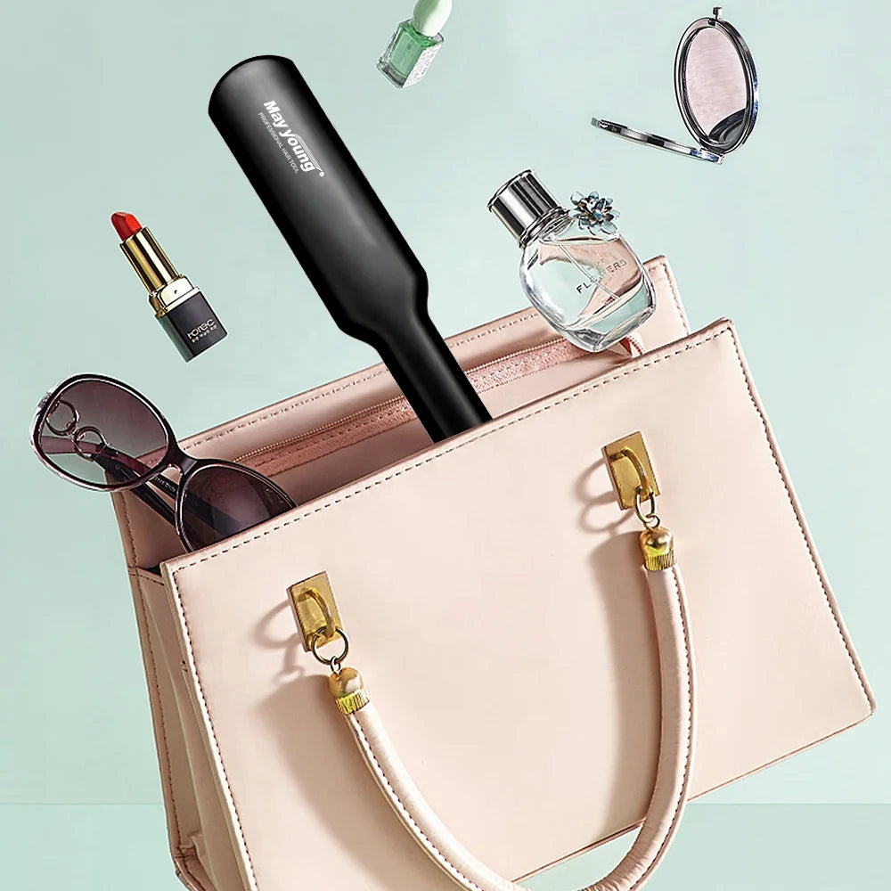 Private Label 1.75 Inch Titanium Plates Hair Flat Iron 450℉ 230℃ Profesional Hair Straightener