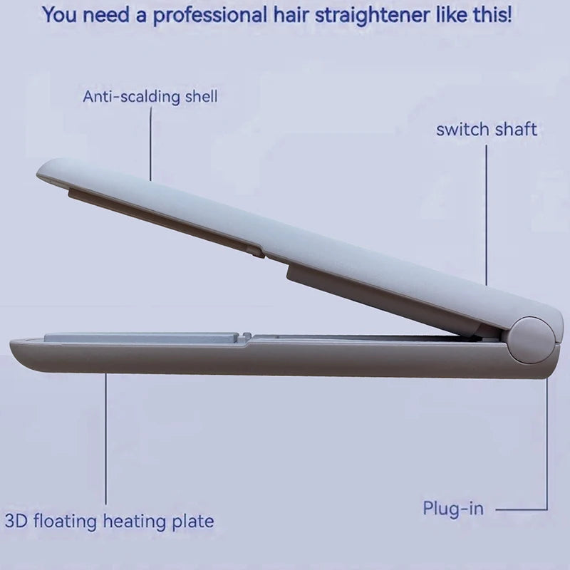 Rechargeable Usb Portable Flat Iron Cordless Hair Straightener