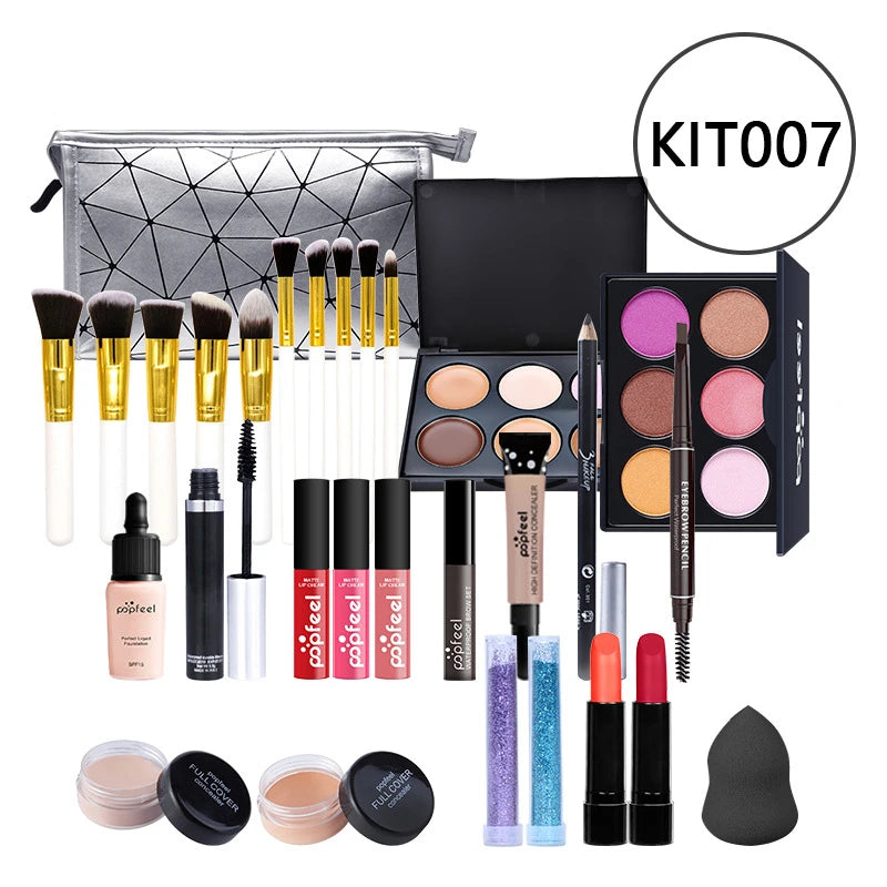 20 Styles New Arrival 20 Different Styles POPFEEL ALL in ONE Full Professional Makeup Kit for Girl