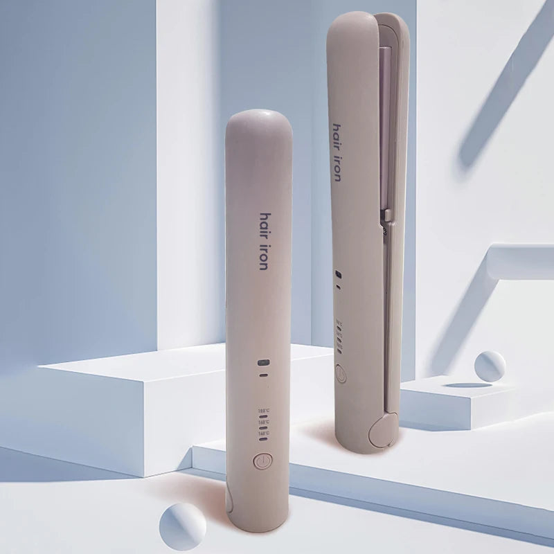 Rechargeable Usb Portable Flat Iron Cordless Hair Straightener