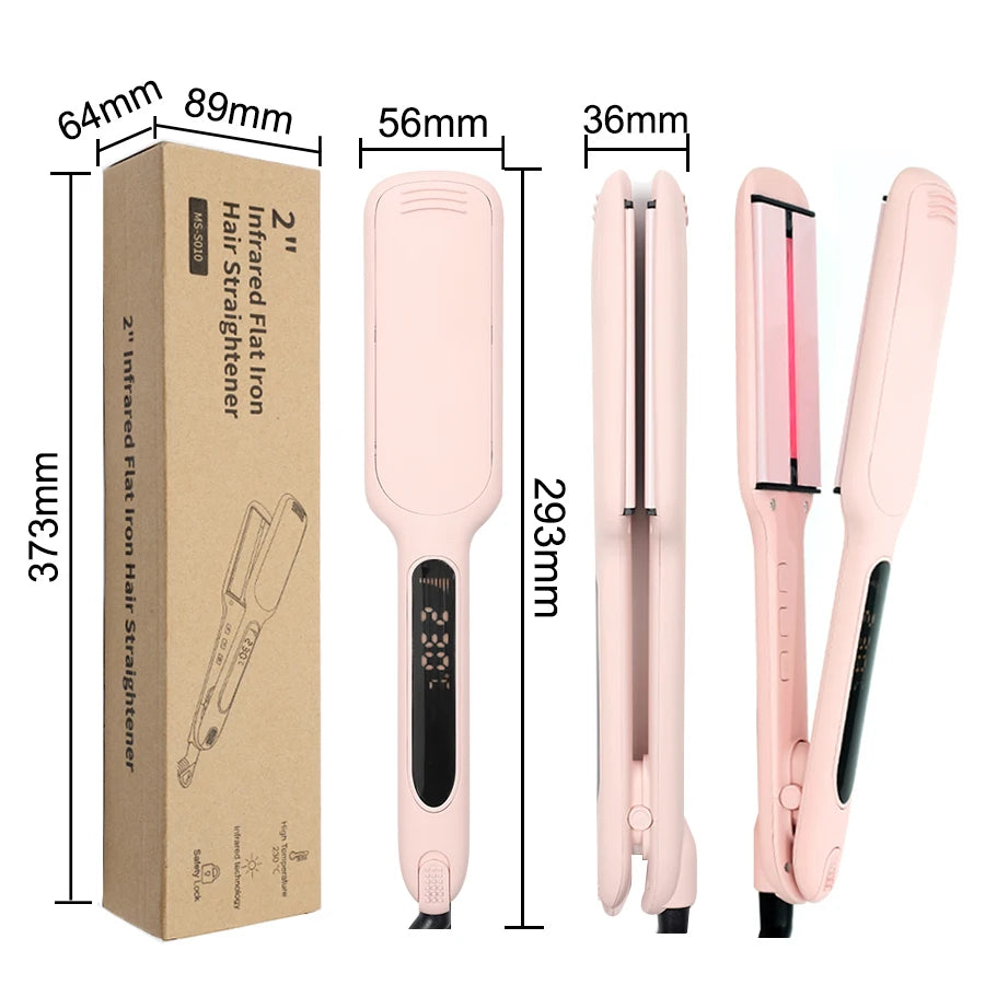 Salon Fast Heating Customized Hair Styling Irons Titanium Flat Irons High Quality Professional Hair Straightener