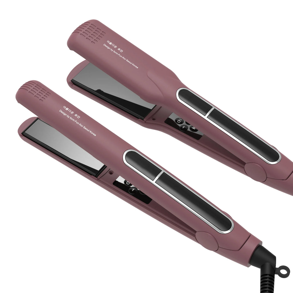 Wide Plate Hair Straightener  1.5 Inch MCH Professional Salon Multi Level Temperature Control