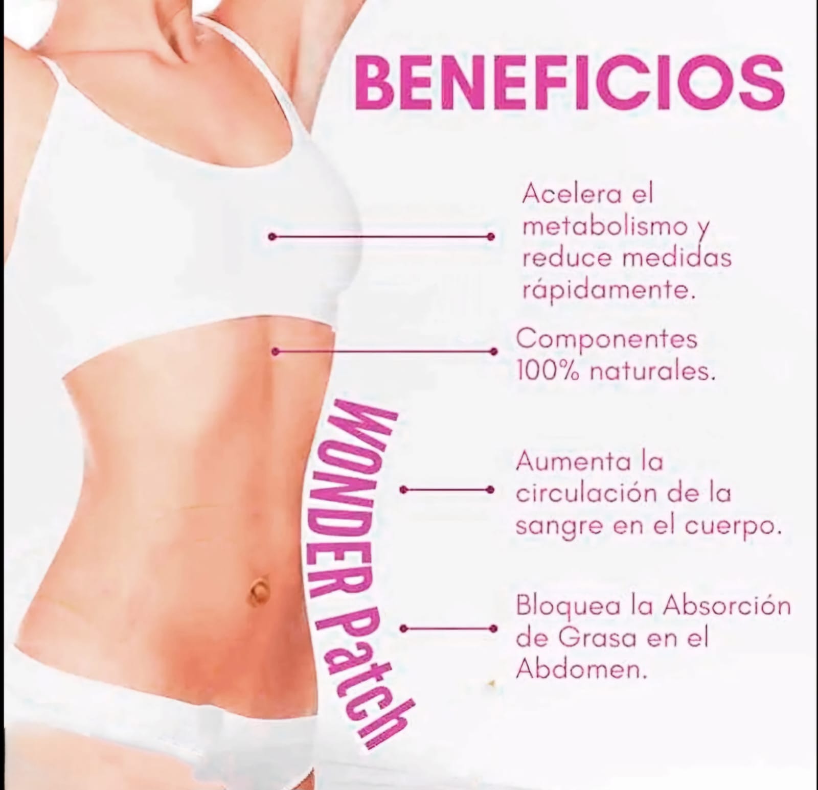 Parches Reductores Abdomen Mymi Wonder