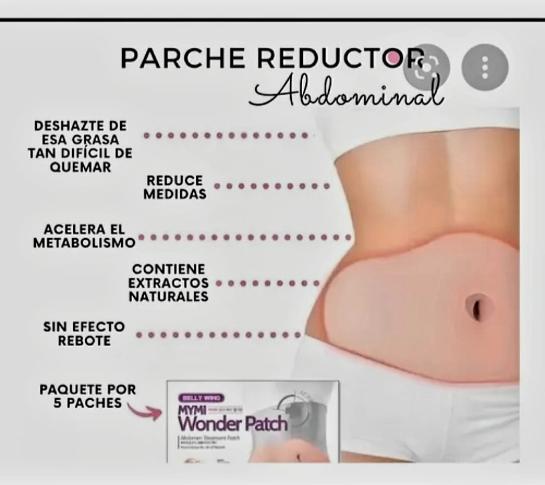 Parches Reductores Abdomen Mymi Wonder