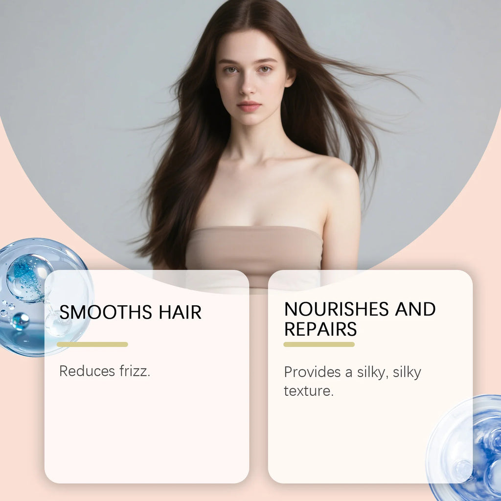 Hair Smoothing Care Cream Daily Nourish Dry Frizzy Hair Soft Shiny Smooth Lightweight Manageable Hair Conditioner For Daily Use